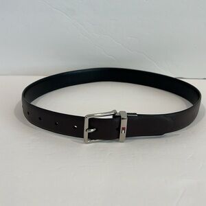 Tommy Hilfiger Boy's Belt Brown Silver Buckle Medium 26-28